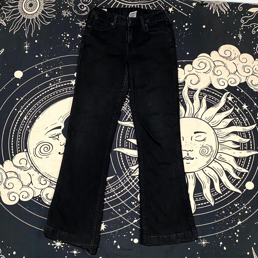 True Religion Jeans Women's 28x30 Black Denim Bootcut Travel Made In USA